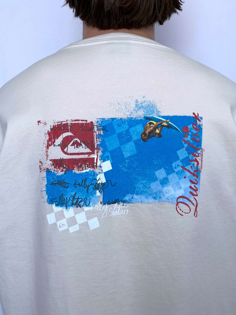 VINTAGE QUIKSILVER KELLY SLATER TEE - XL