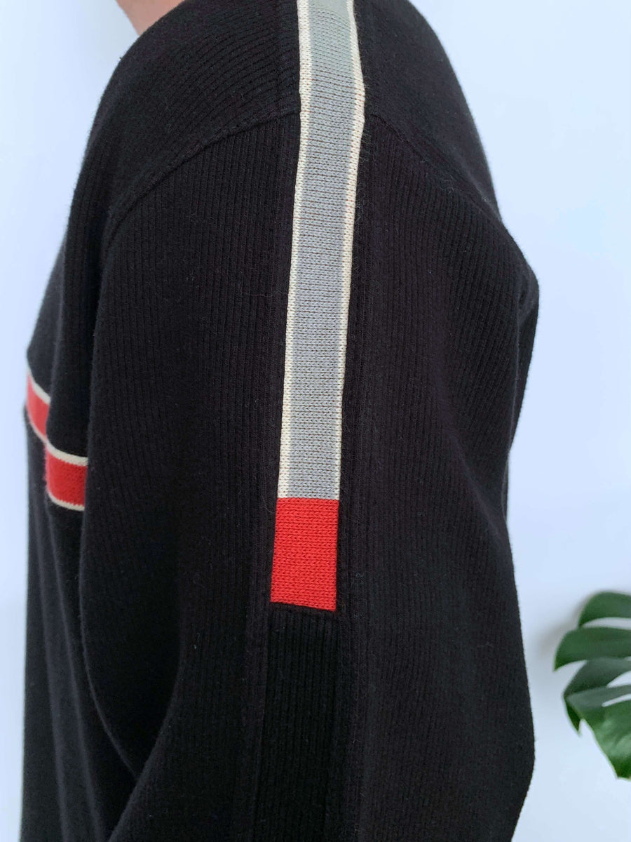 VINTAGE QUIKSILVER RIBBED CREWNECK - XL/XXL