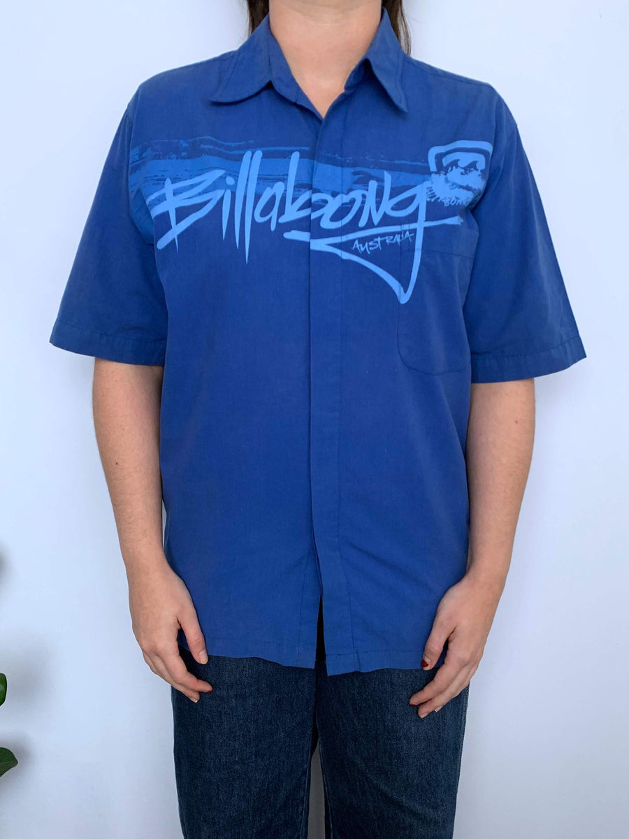 BOOTLEG Y2K BILLABONG BUTTON UP - S/12