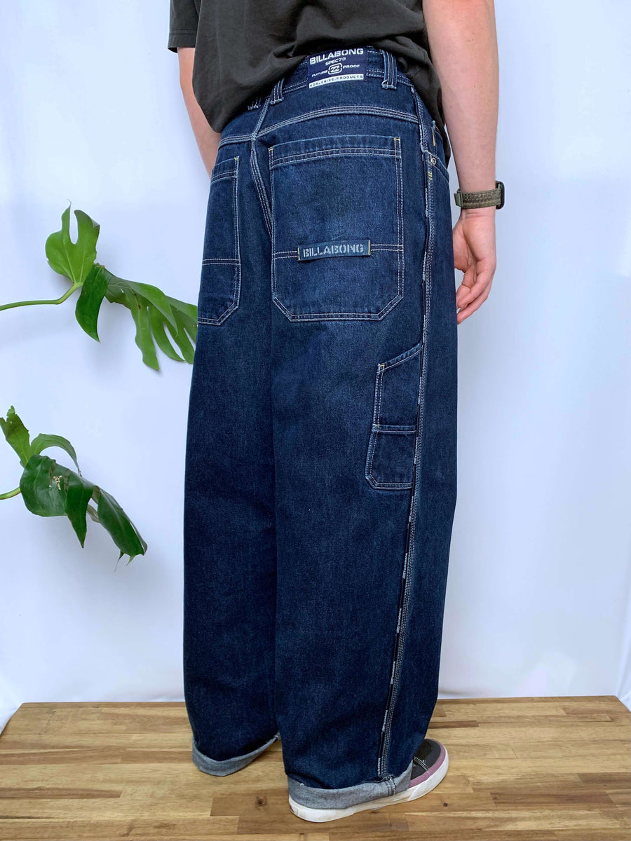 BAGGY VINTAGE BILLABONG SPEC73 CARPENTER JEANS - W34