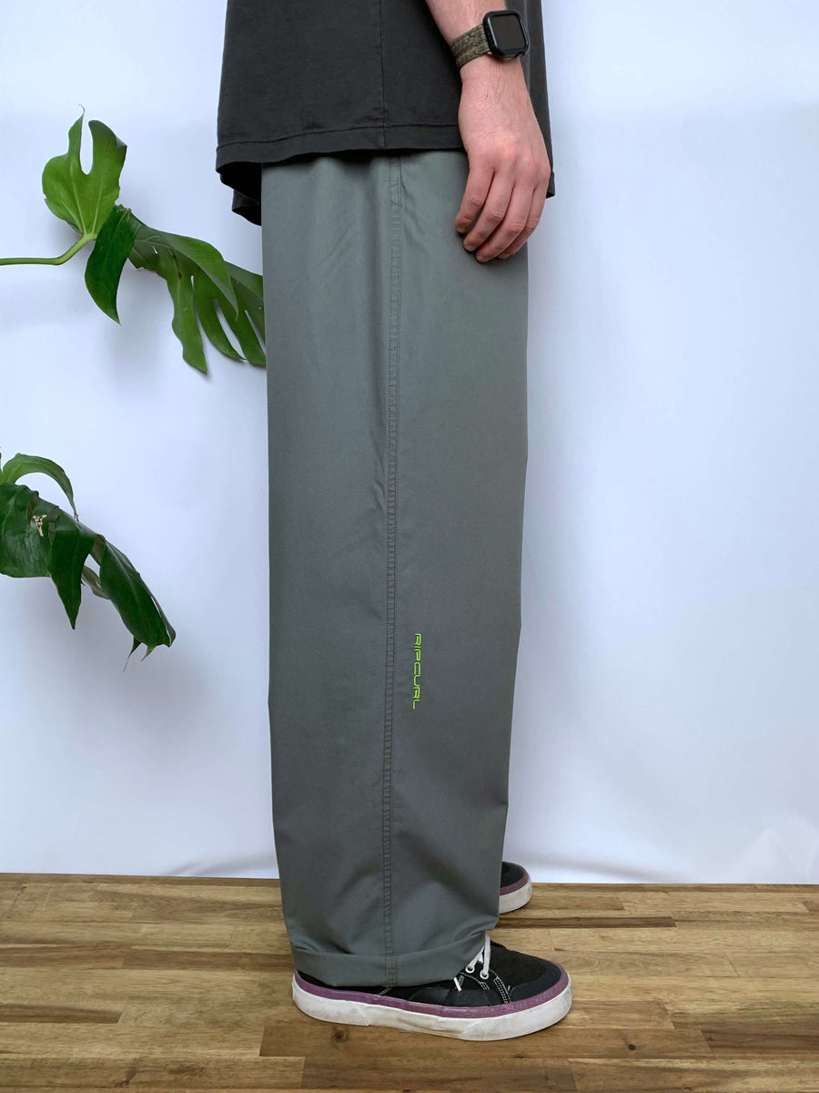 BAGGY VINTAGE RIP CURL ZIP POCKET PANTS - W36