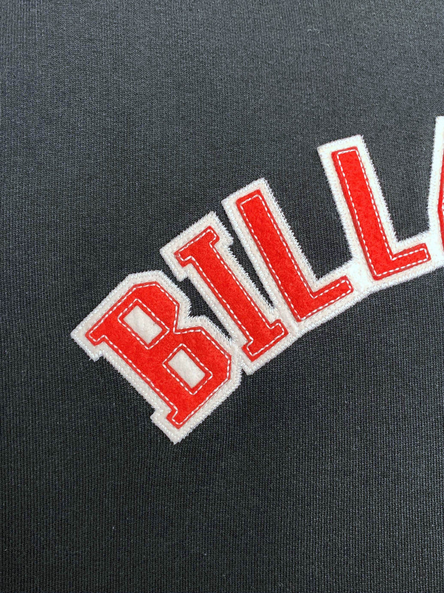 VINTAGE BILLABONG FELT SPELLOUT HOODIE - L/XL