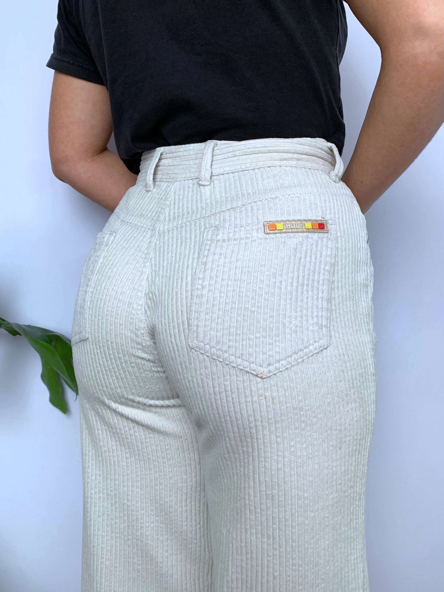 90S LIGHTNING BOLT JUMBO CORD PANTS - W29