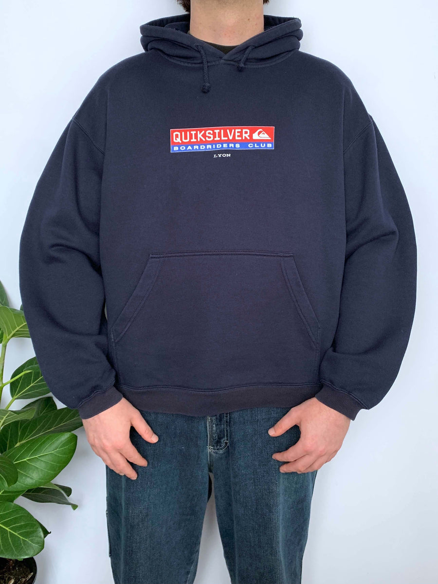 VINTAGE QUIKSILVER BOARDRIDERS LYON HOODIE - M