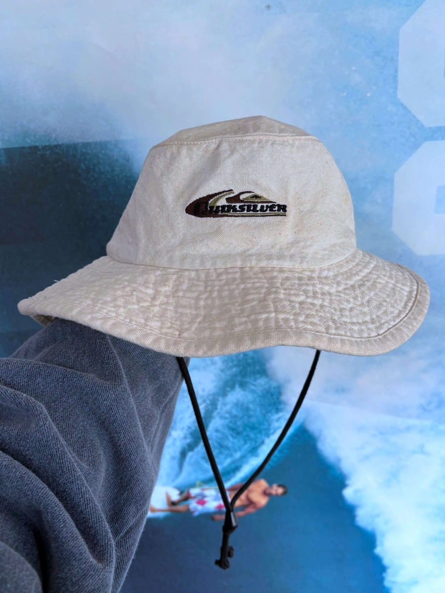 90S QUIKSILVER EMBROIDERED BUCKET HAT