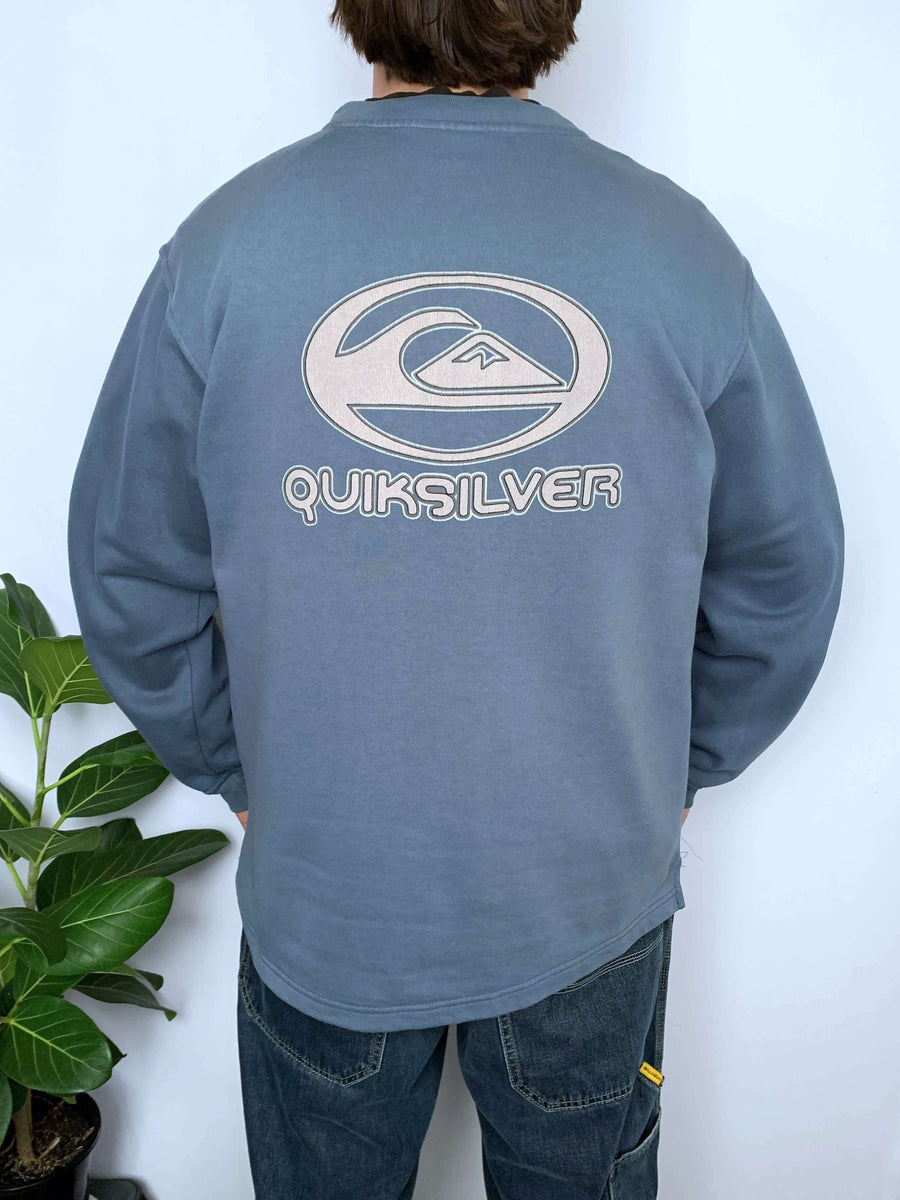 VINTAGE BILLABONG BIG LOGO CREWNECK - L