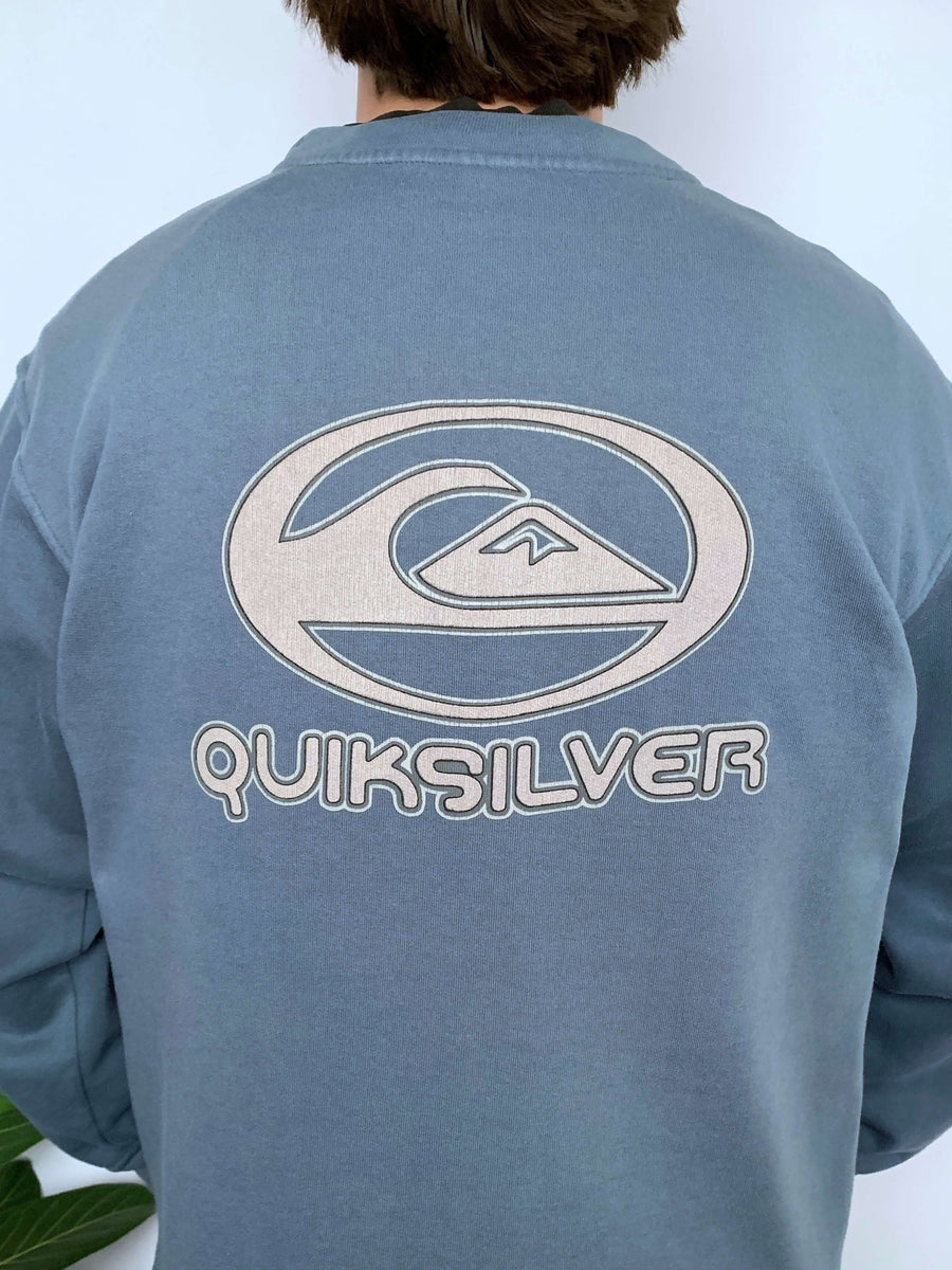VINTAGE BILLABONG BIG LOGO CREWNECK - L