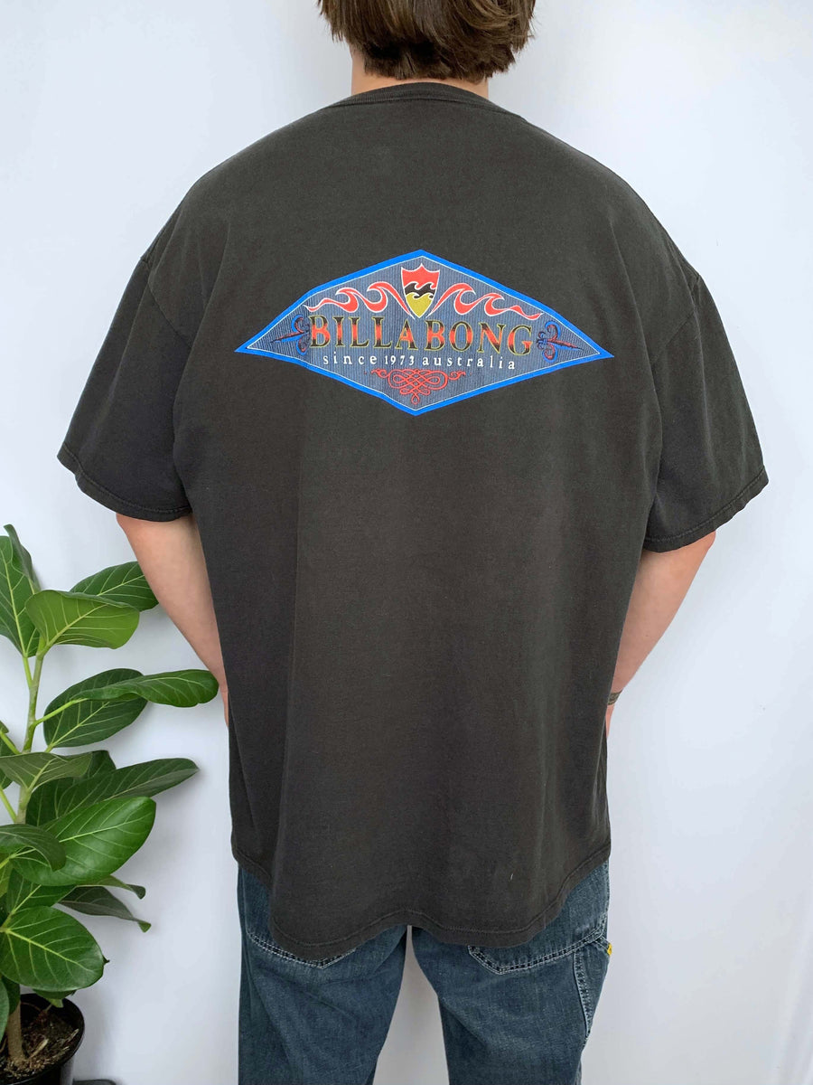 FADED 90S BILLABONG GRAPHIC TEE - XL