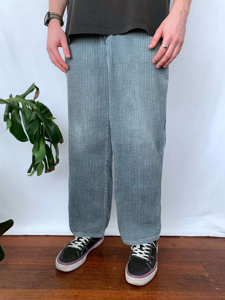 RARE FADED 90S BILLABONG JUMBO CORD PANTS - 30/31