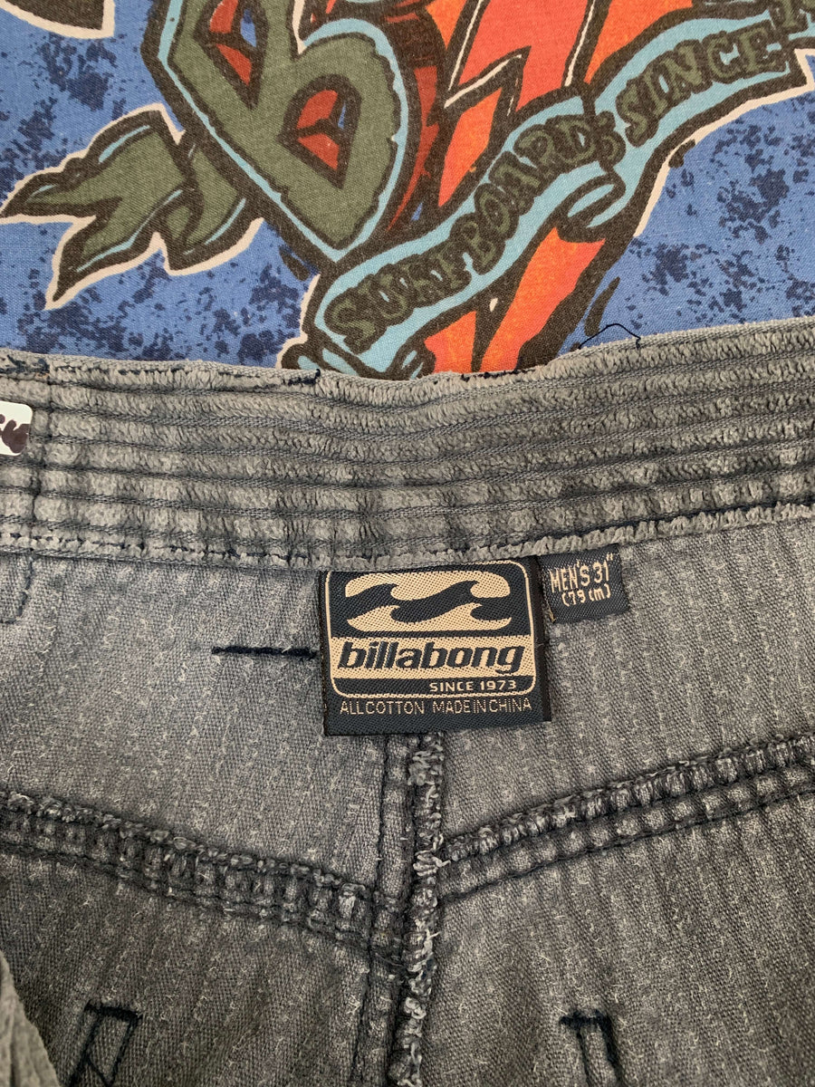 RARE FADED 90S BILLABONG JUMBO CORD PANTS - 30/31