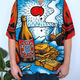 RARE VINTAGE MAMBO 'MAMBO BITTER' LOUD SHIRT - L/XL