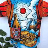 RARE VINTAGE MAMBO 'MAMBO BITTER' LOUD SHIRT - L/XL