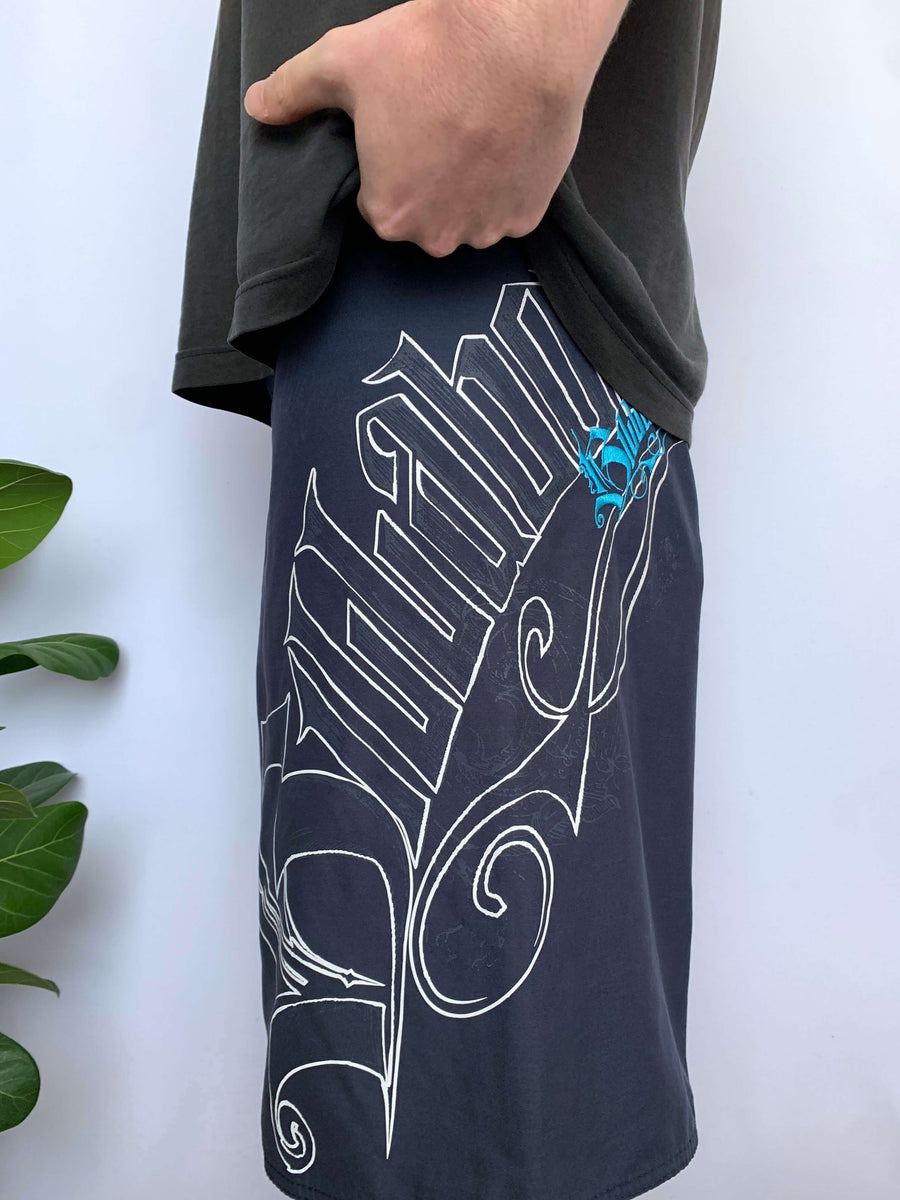 BAGGY Y2K BILLABONG BIG SPELLOUT BOARDIES - W34