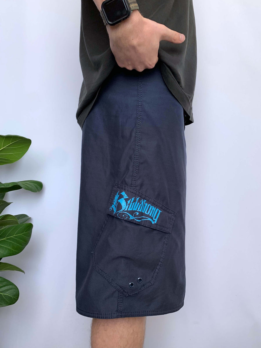 BAGGY Y2K BILLABONG BIG SPELLOUT BOARDIES - W34