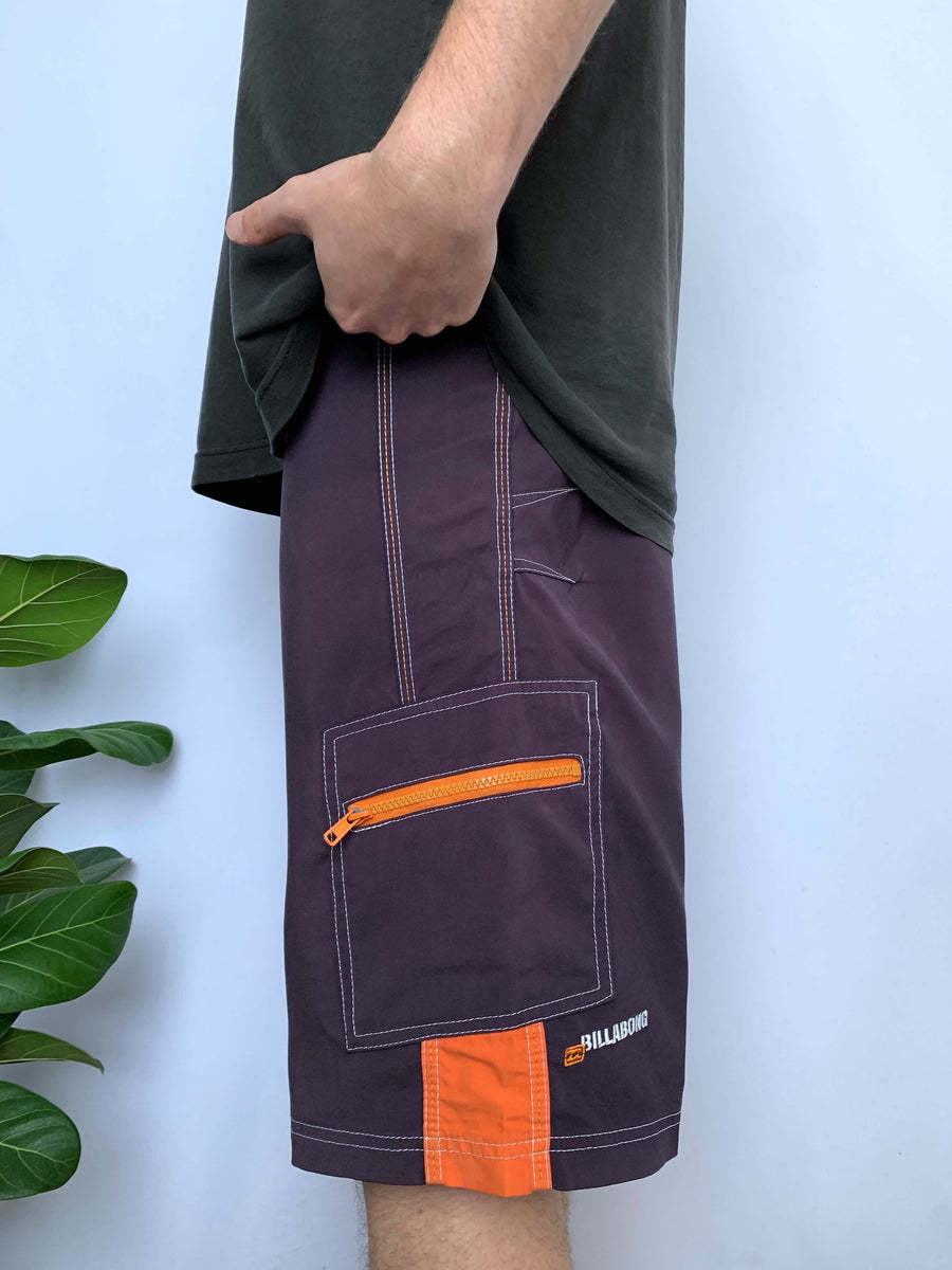 Y2K BILLABONG ZIP POCKET BOARDIES - W32/33