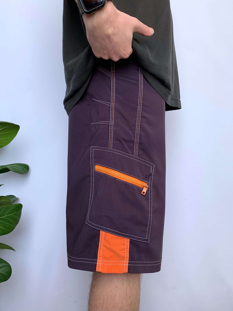 Y2K BILLABONG ZIP POCKET BOARDIES - W32/33