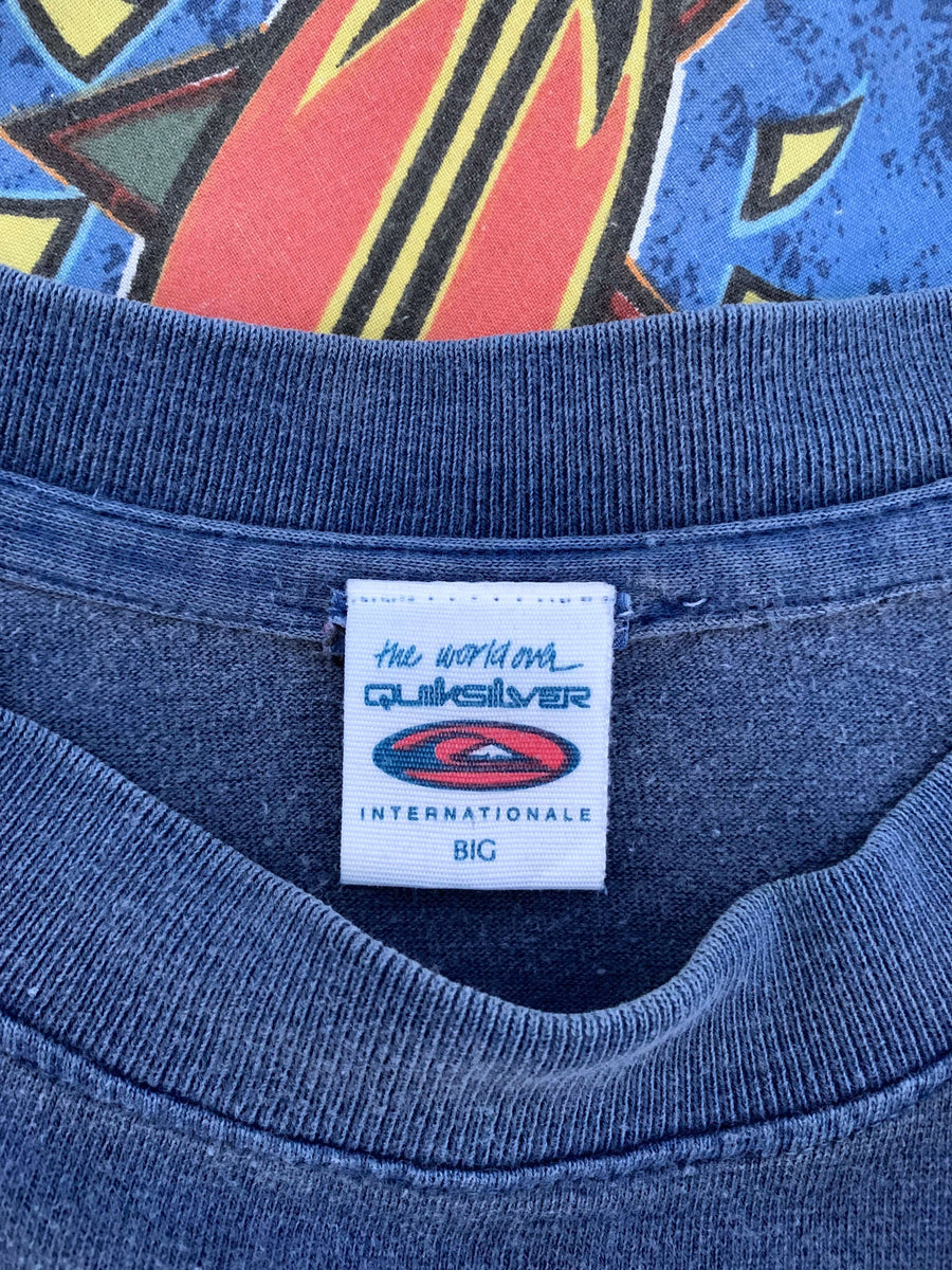 FADED 90S QUIKSILVER FRONT HIT TEE* - XL