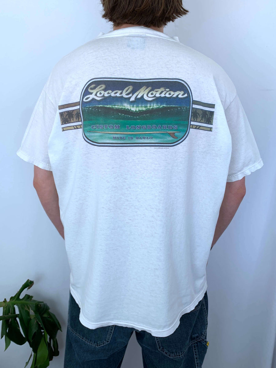 90S LOCAL MOTION WAVE GRAPHIC TEE - XL