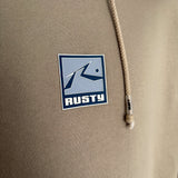 VINTAGE RUSTY BOARDING DYNAMICS GRAPHIC HOODIE - L