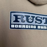 VINTAGE RUSTY BOARDING DYNAMICS GRAPHIC HOODIE - L