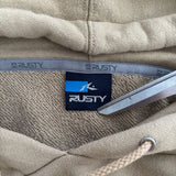 VINTAGE RUSTY BOARDING DYNAMICS GRAPHIC HOODIE - L