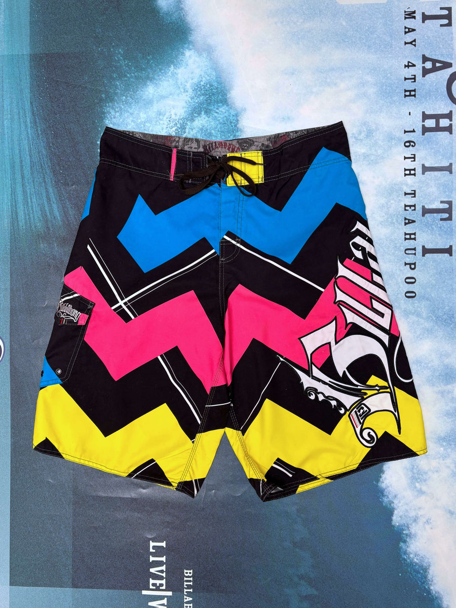 BOOTLEG Y2K BILLABONG BIG SPELLOUT BOARDIES - W35