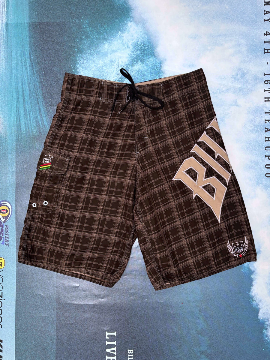 BOOTLEG Y2K BILLABONG BIG SPELLOUT BOARDIES - W31/32