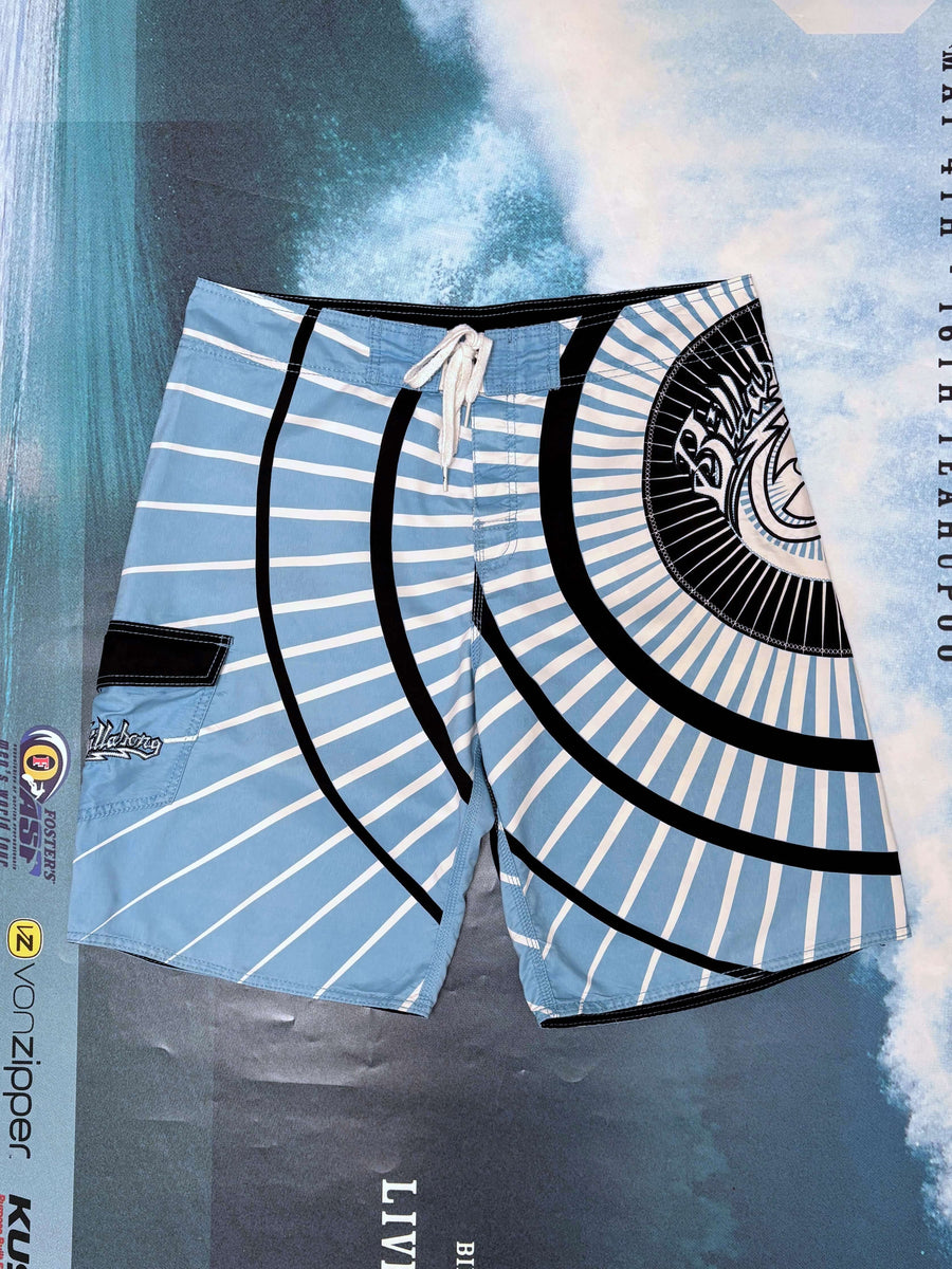 BOOTLEG Y2K BILLABONG LOGO BOARDIES - W37