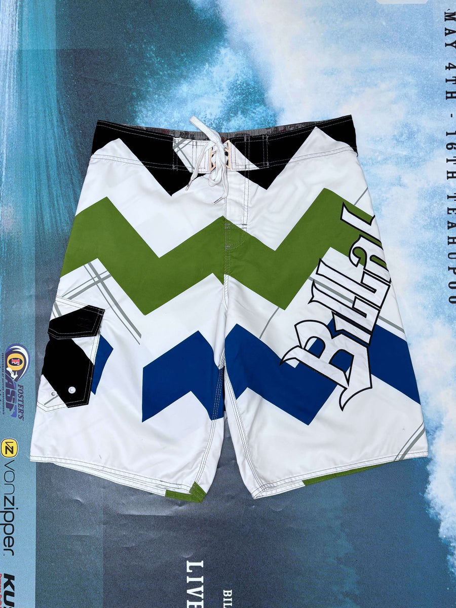BOOTLEG Y2K BILLABONG BIG SPELLOUT BOARDIES - W35/36