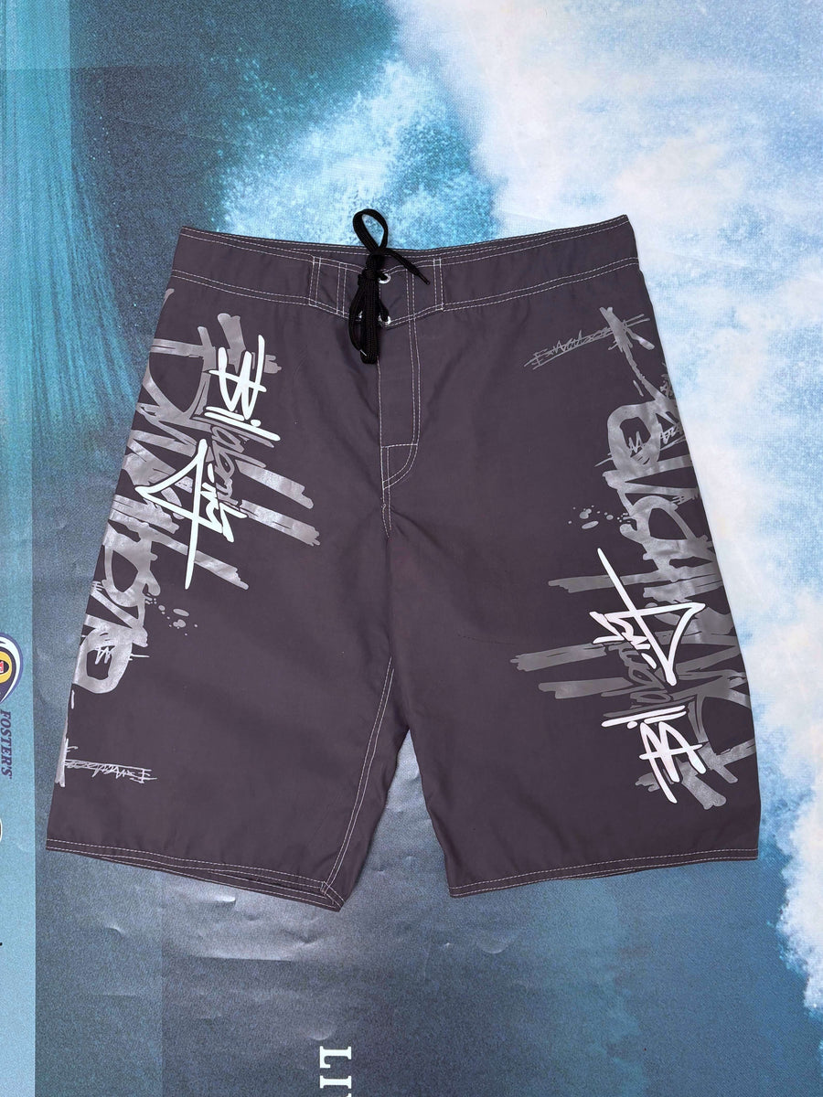 BOOTLEG Y2K BILLABONG SPELLOUT BOARDIES - W32