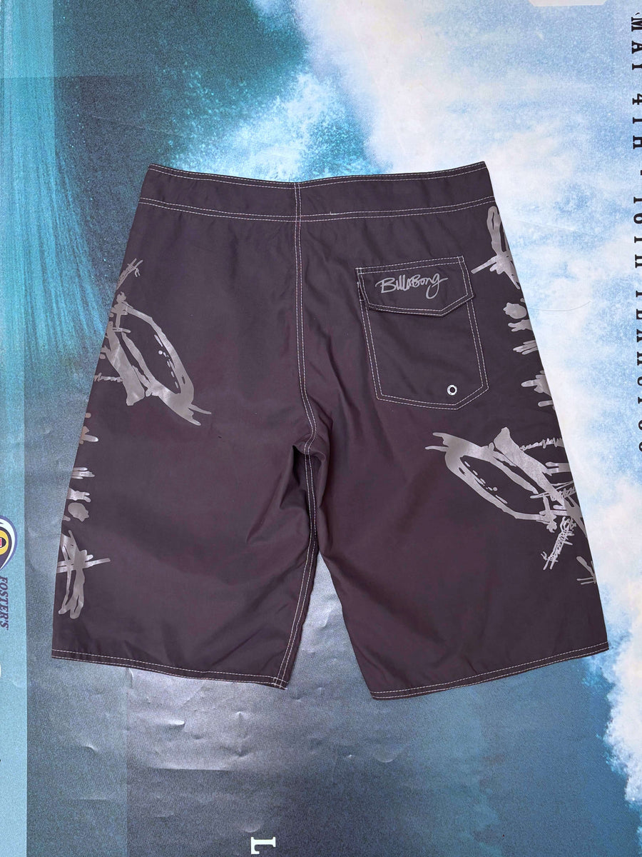 BOOTLEG Y2K BILLABONG SPELLOUT BOARDIES - W32