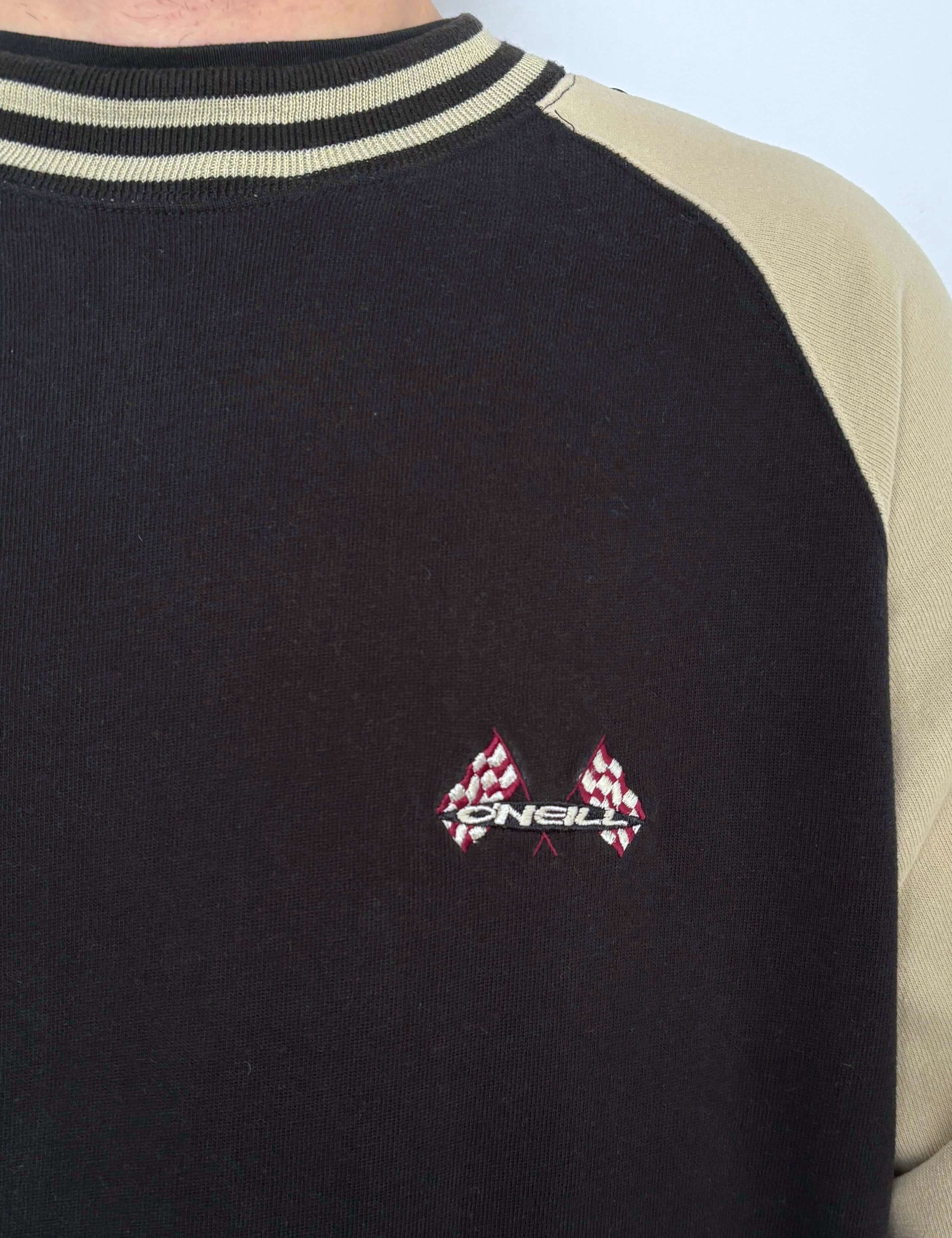 VINTAGE O'NEILL TWO-TONE CREWNECK - L