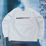 90S GUESS SPORT EMBROIDERED SPELLOUT CREWNECK - M/L