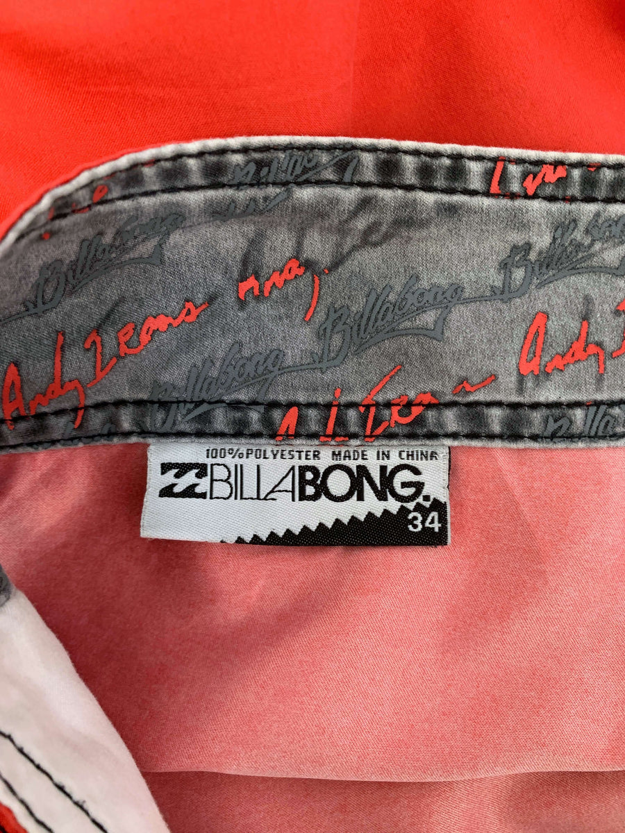 Y2K BILLABONG ANDY IRONS SIGNATURE BOARDIES - W34