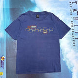 90S QUIKSILVER FRONT HIT TEE - 8/10