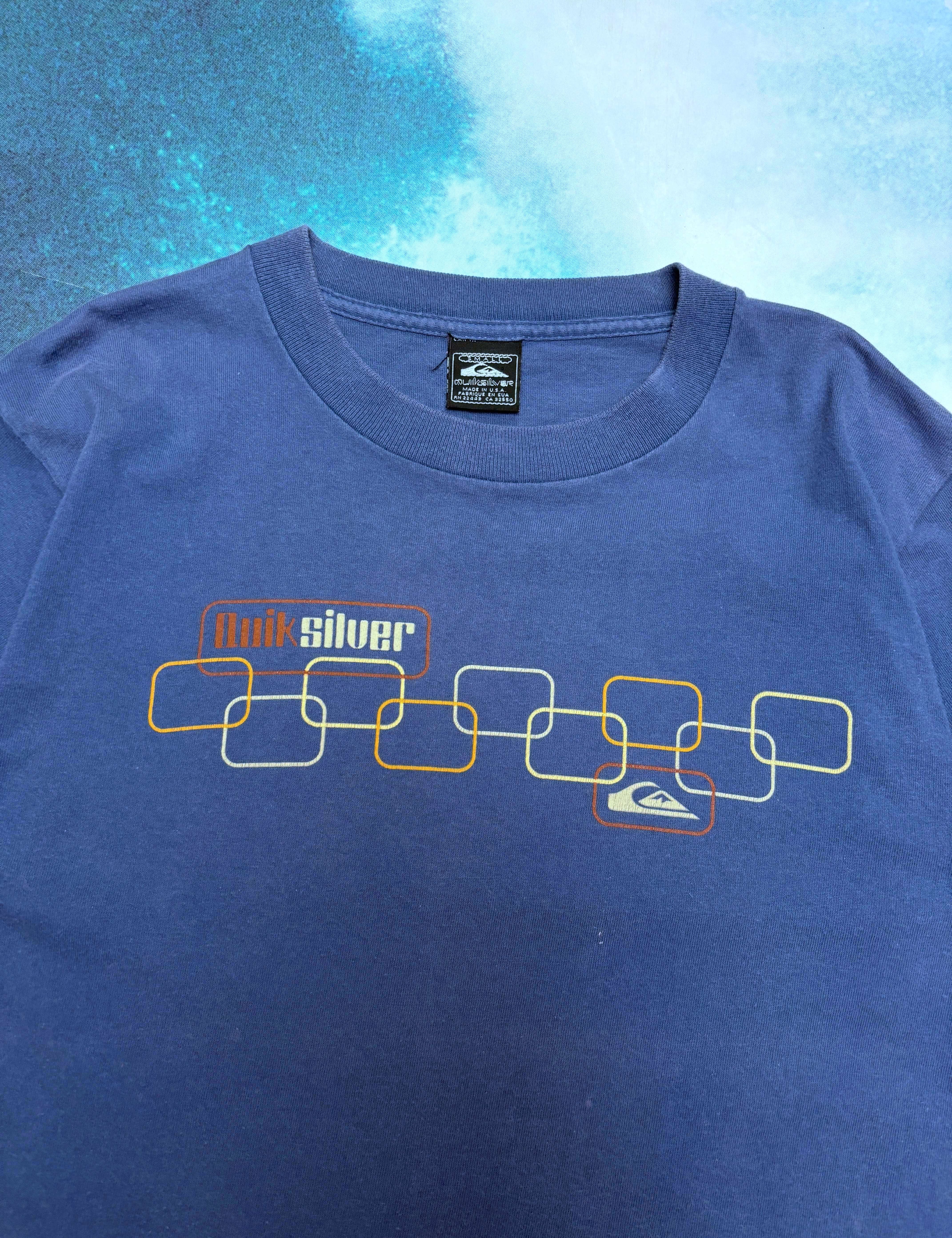 90S QUIKSILVER FRONT HIT TEE - 8/10