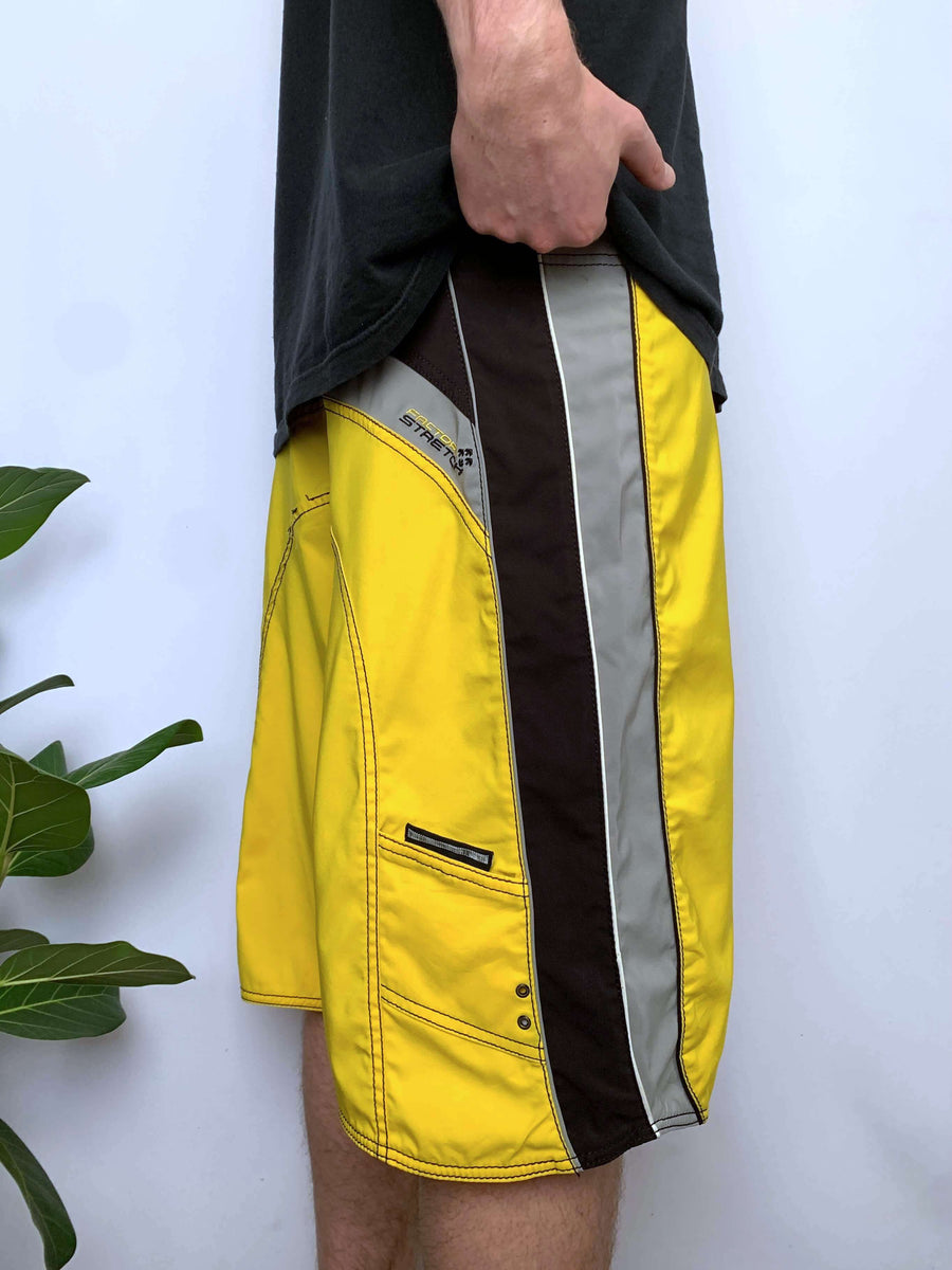 BAGGY Y2K BILLABONG SYSTEMS SPELLOUT BOARDIES - W37