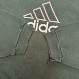 THICK VINTAGE ADIDAS EMBROIDERED LOGO CREWNECK - L
