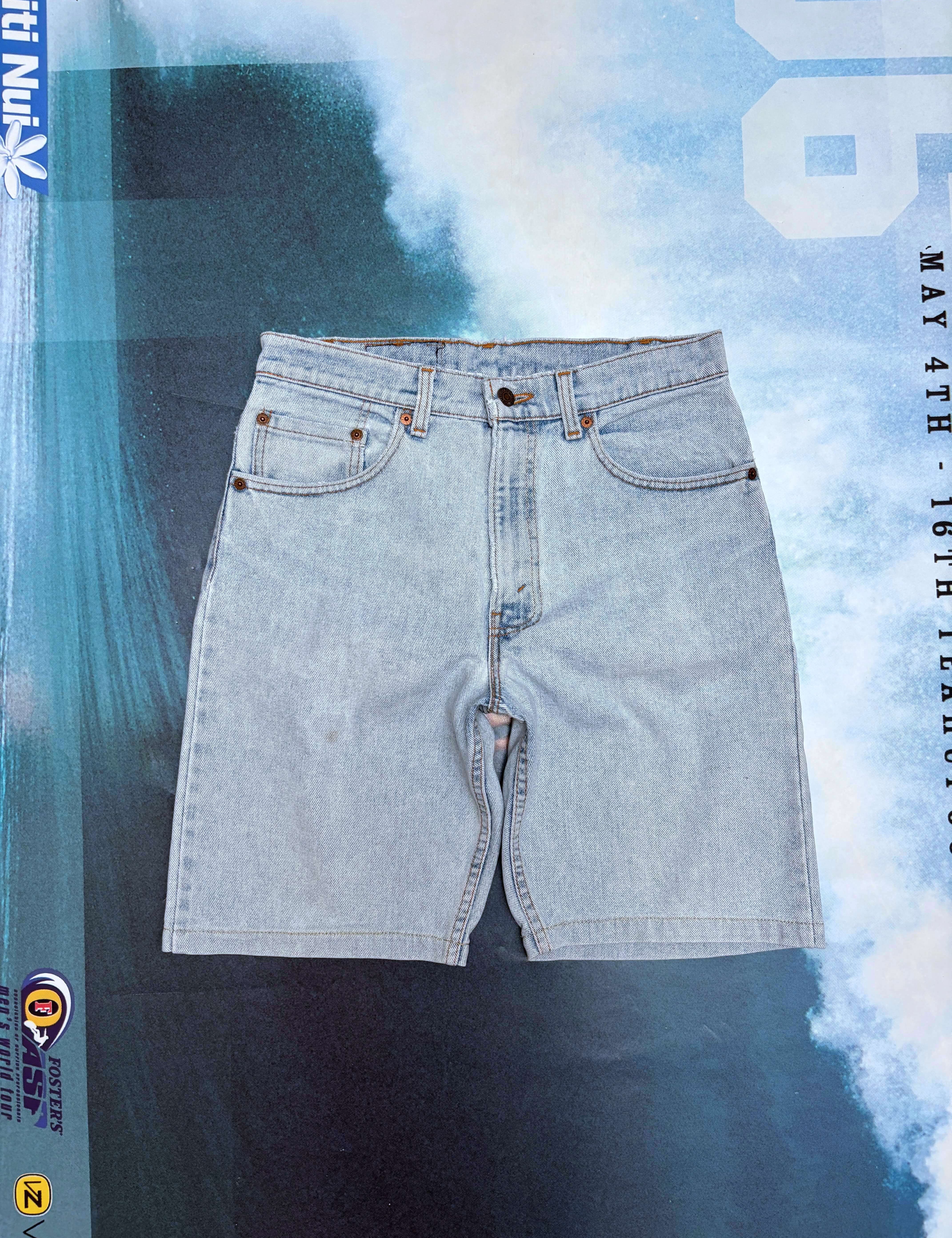 VINTAGE LEVIS LIGHT WASH JORTS - W30