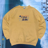 VINTAGE ARIZONA JEANS EMBROIDERED CREWNECK - L