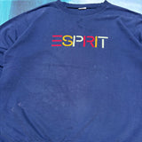 VINTAGE ESPRIT EMBROIDERED SPELLOUT CREWNECK - M/14