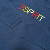 VINTAGE ESPRIT EMBROIDERED SPELLOUT CREWNECK - M/14