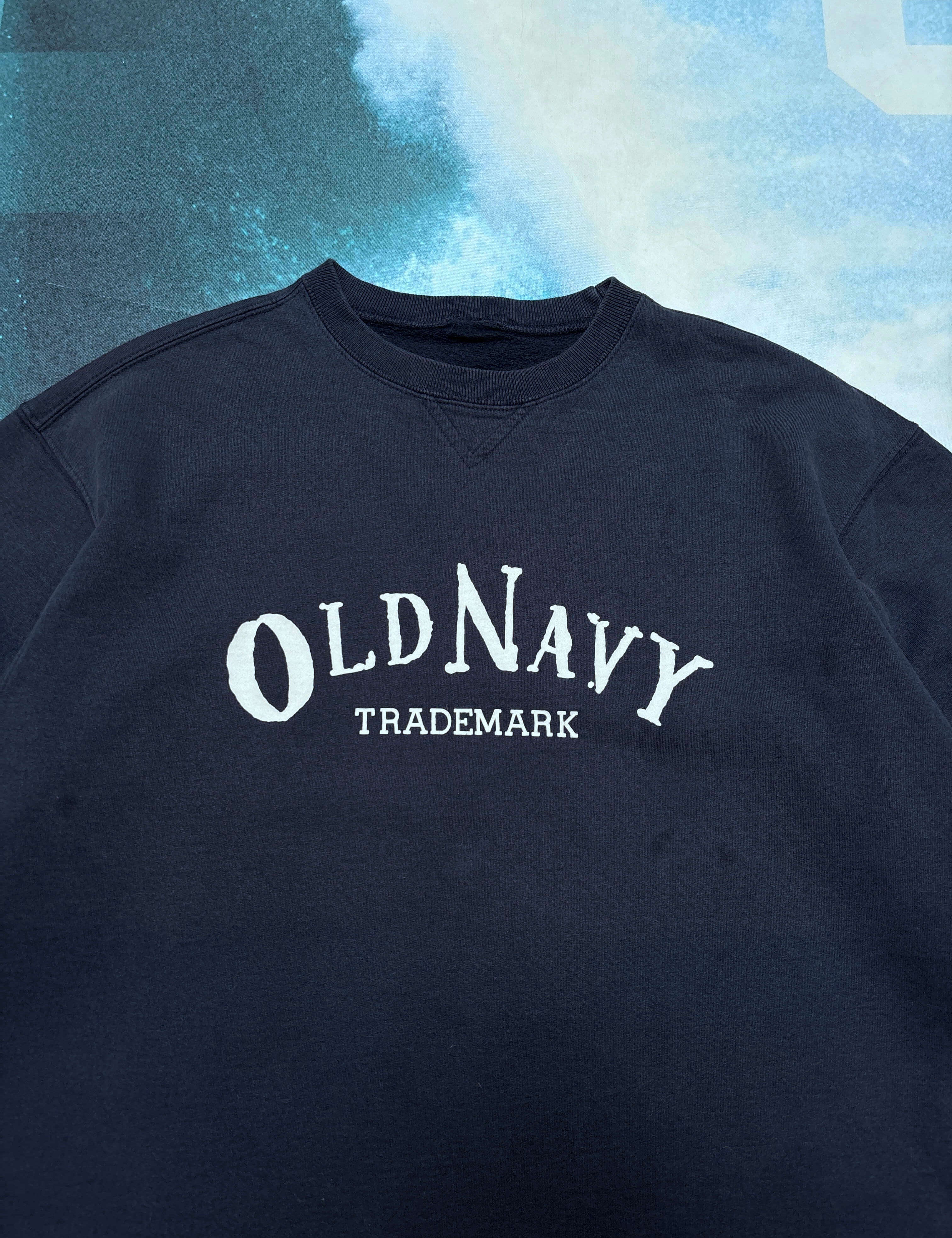 VINTAGE OLD NAVY SPELLOUT CREWNECK - 8