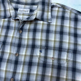 VINTAGE CARHARTT CHECK BUTTON UP - XL/XXL