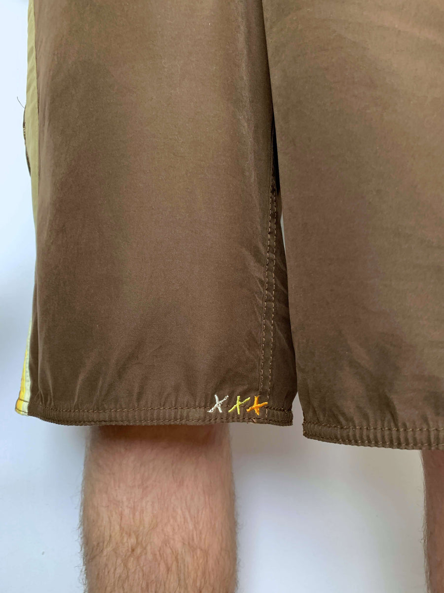 Y2K QUIKSILVER DOUBLE SPELLOUT BOARDIES - W30/31
