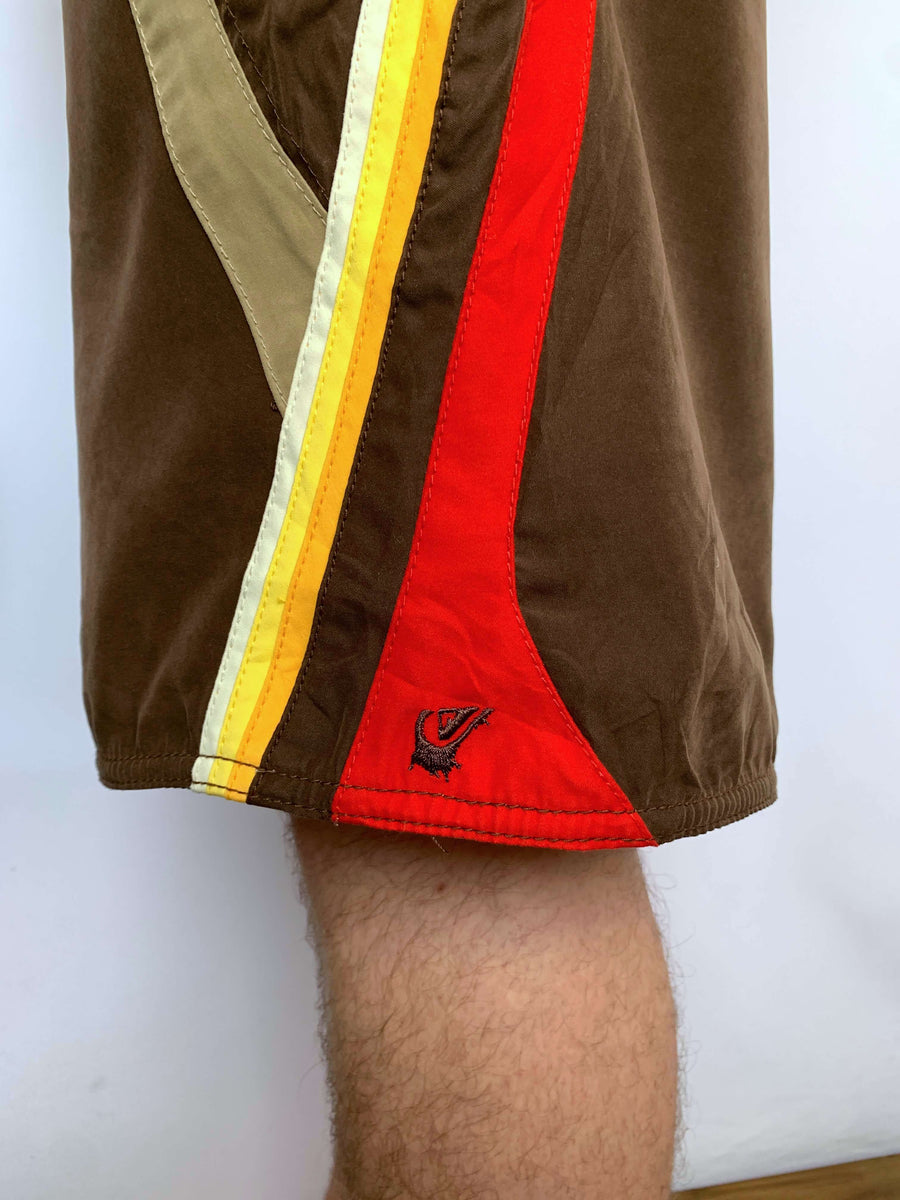 Y2K QUIKSILVER DOUBLE SPELLOUT BOARDIES - W30/31