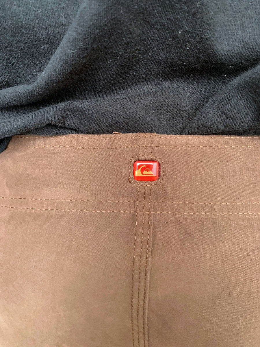 Y2K QUIKSILVER DOUBLE SPELLOUT BOARDIES - W30/31