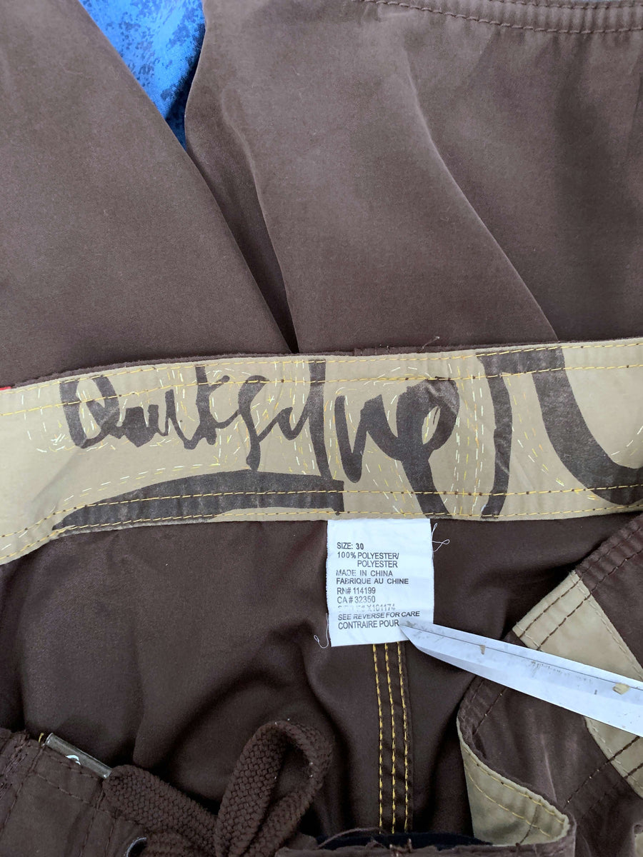 Y2K QUIKSILVER DOUBLE SPELLOUT BOARDIES - W30/31