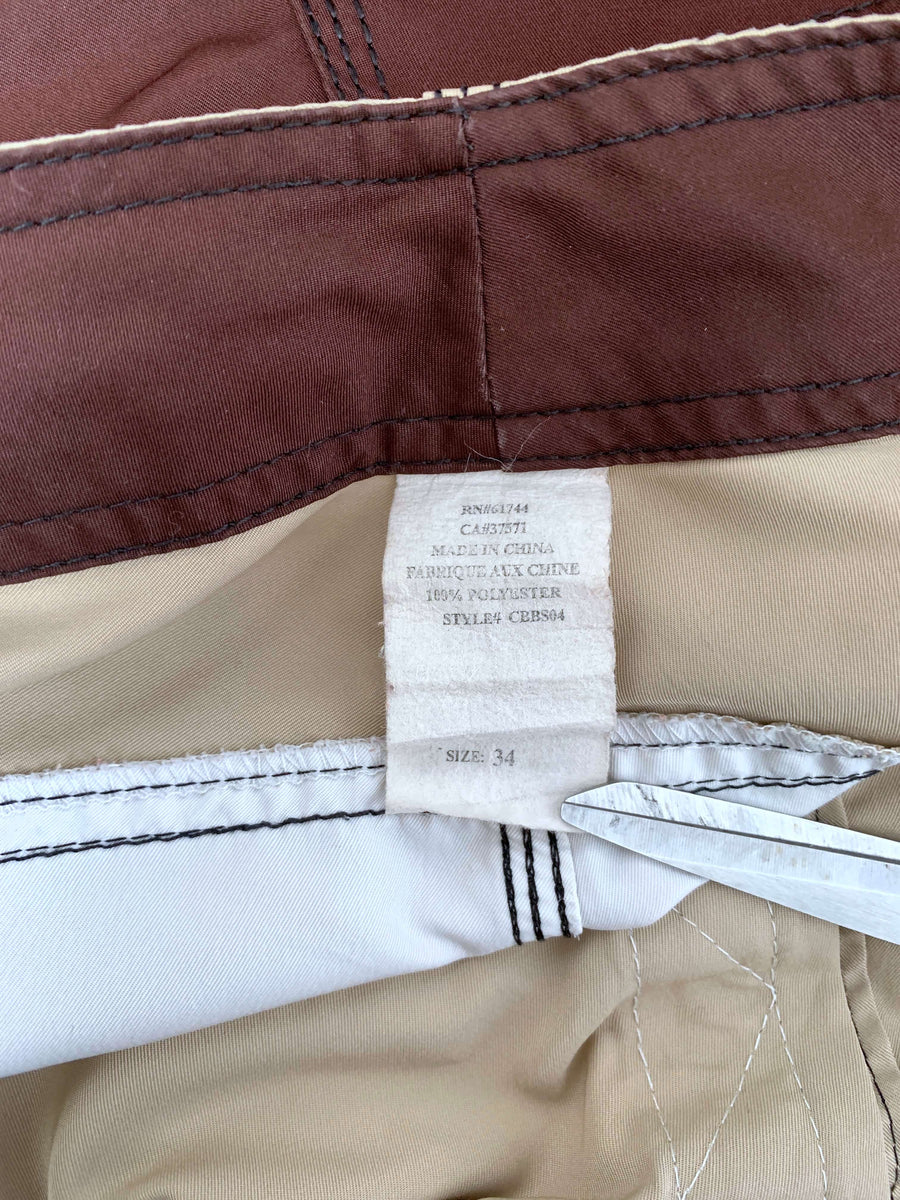 Y2K RIP CURL BIG LOGO BOARDIES - W33/34