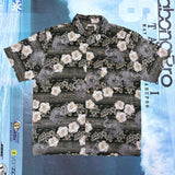 VINTAGE DRAGON HAWAIIAN BUTTON UP - XL